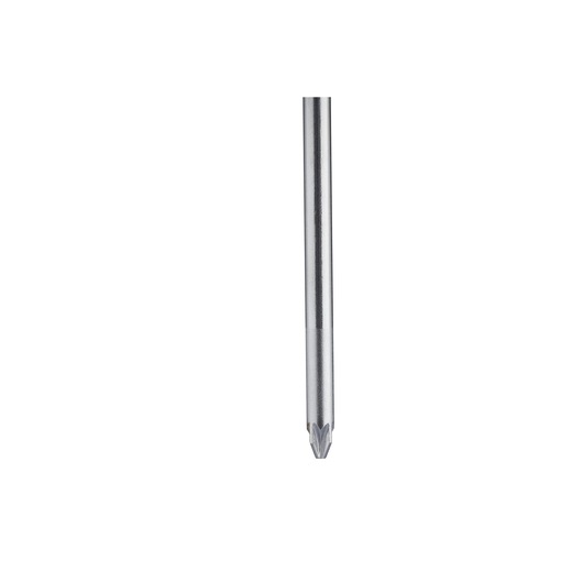 STANLEY 0-62-571 precision screwdriver with silver shaft, photographed upright on white background.