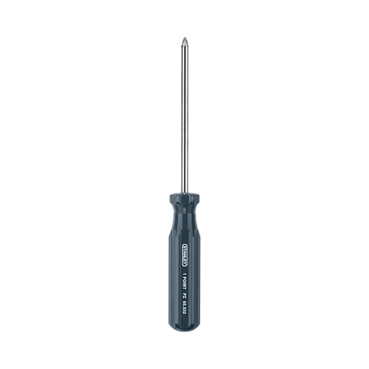 STANLEY 65-532 Pozidriv screwdriver, blue handle, front view, tool category.