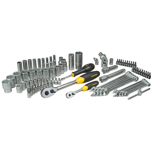 STANLEY® FATMAX® Socket Set - 84  piece 1/4, 1/2" Satin Chrome