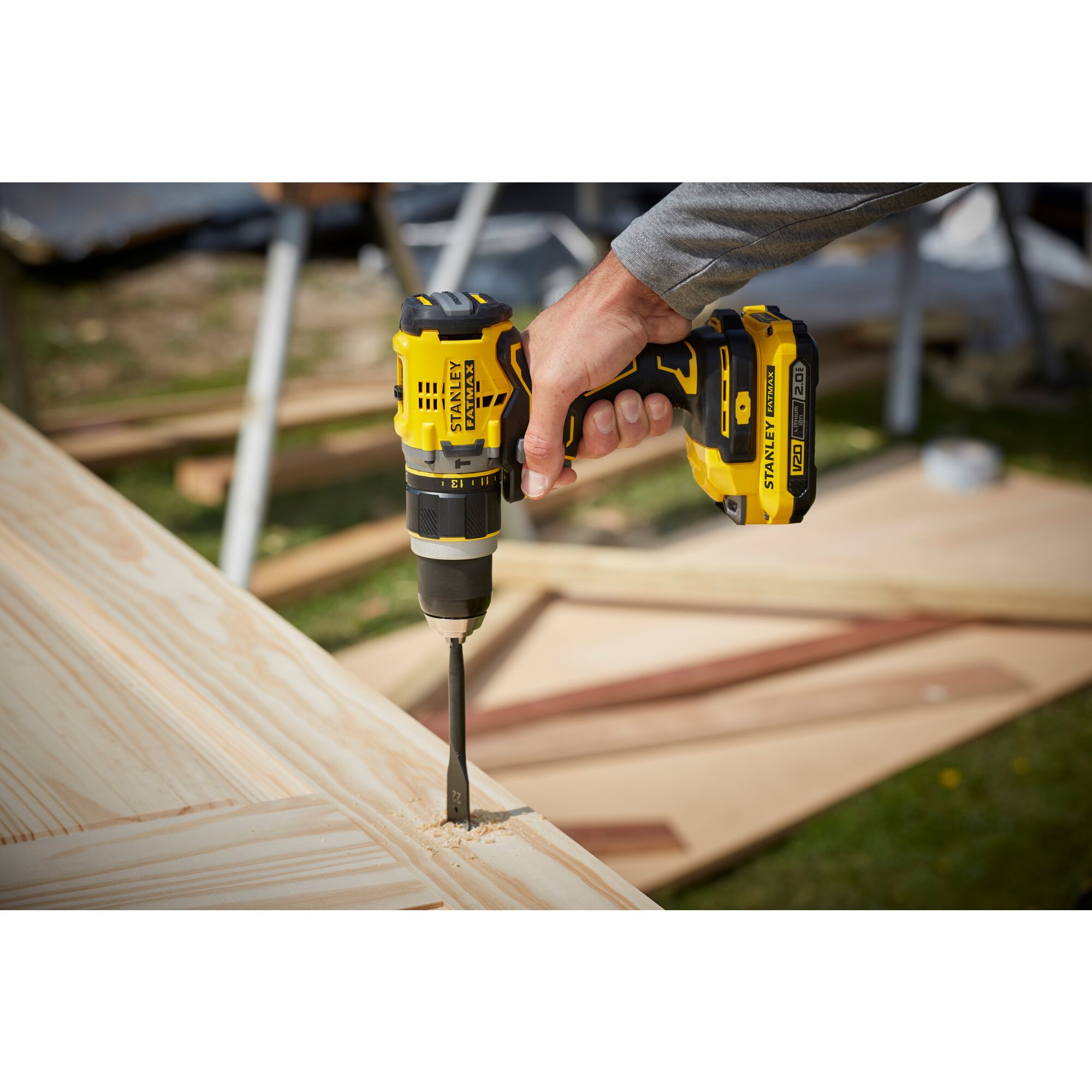 STANLEY FATMAX V20 18V Cordless Brushless Hammer Drill Tool