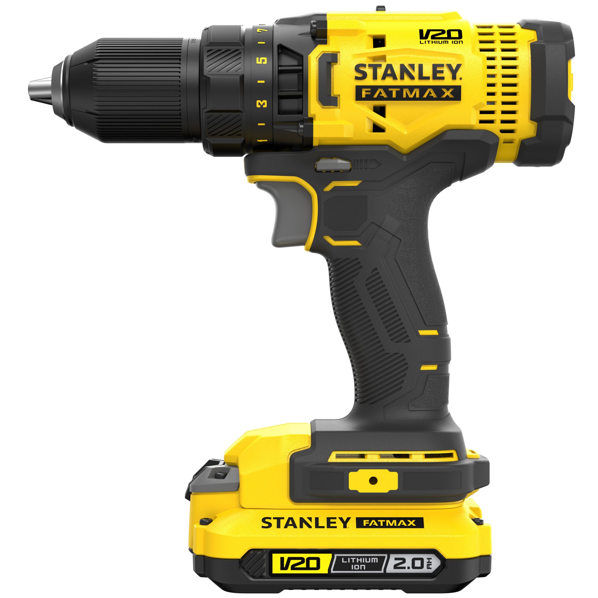 18V STANLEY FATMAX V20 Cordless 3 Piece Combo Kit with 2 x 2.0Ah