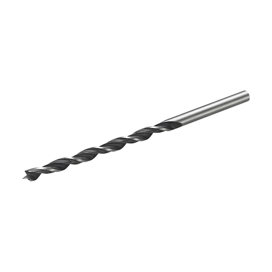 STANLEY STA52001 metal twist drill bit, side angle on white background.